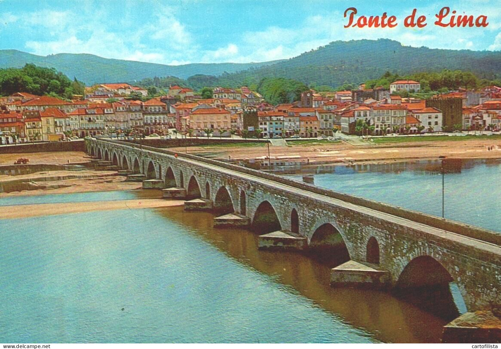 PONTE DE LIMA - Vista Parcial  (2 Scans) - Viana Do Castelo