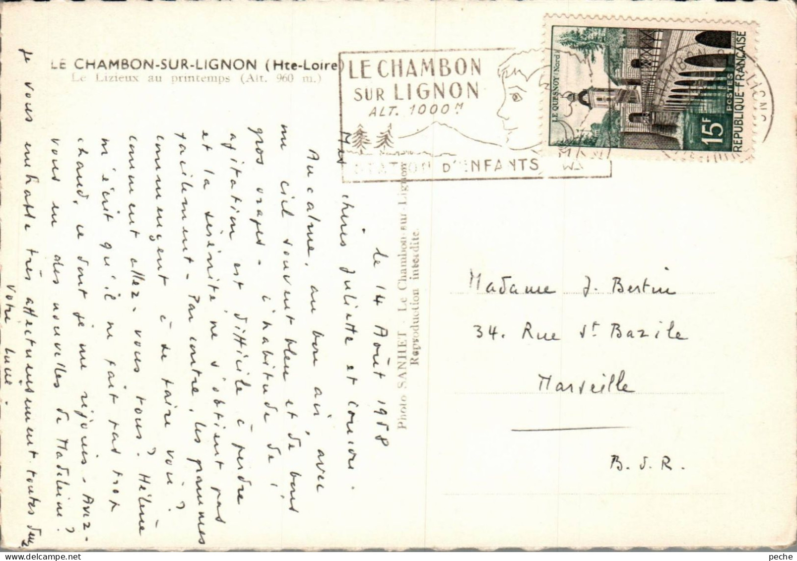 N°512 Z -cpsm Le Chambon Sur Lignon - Le Chambon-sur-Lignon