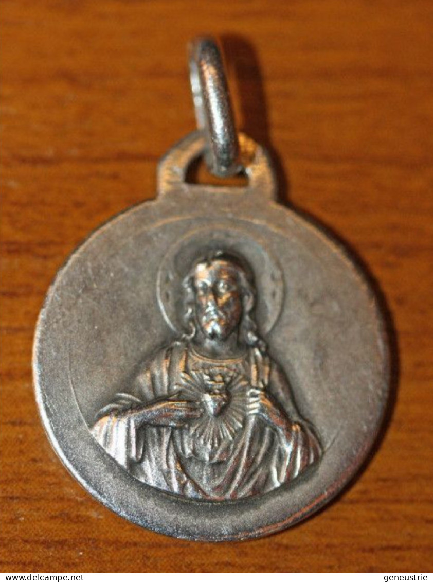 Pendentif Médaille Religieuse Argent 800 "Notre-Dame Des Trois Epis" Haut-Rhin - Silver Religious Pendant - Religión & Esoterismo