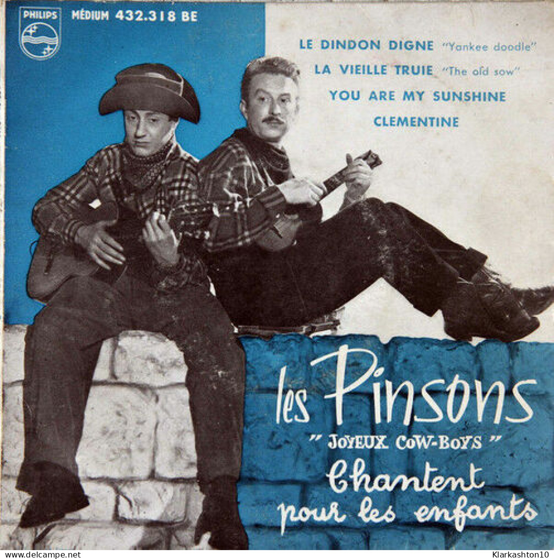 Les Pinsons "Joyeux Cow-Boys" Chantent Pour Les Enfants - Zonder Classificatie