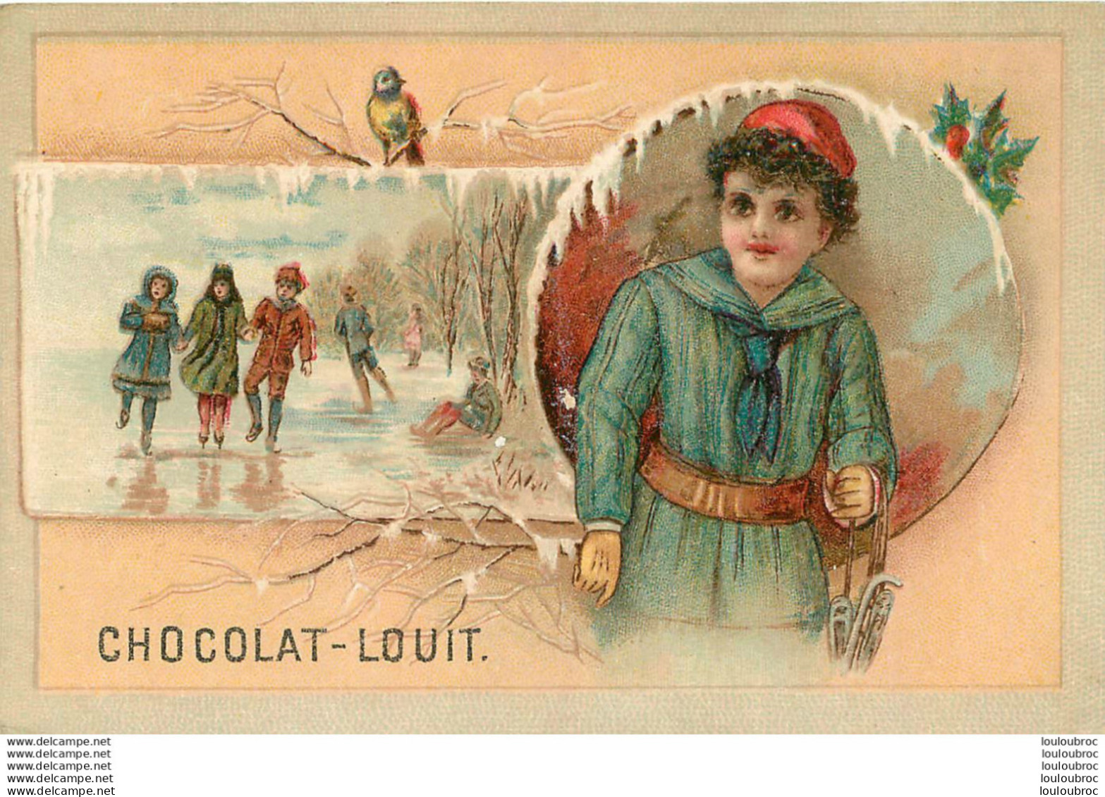 CHROMO CHOCOLAT LOUIT BORDEAUX - Louit