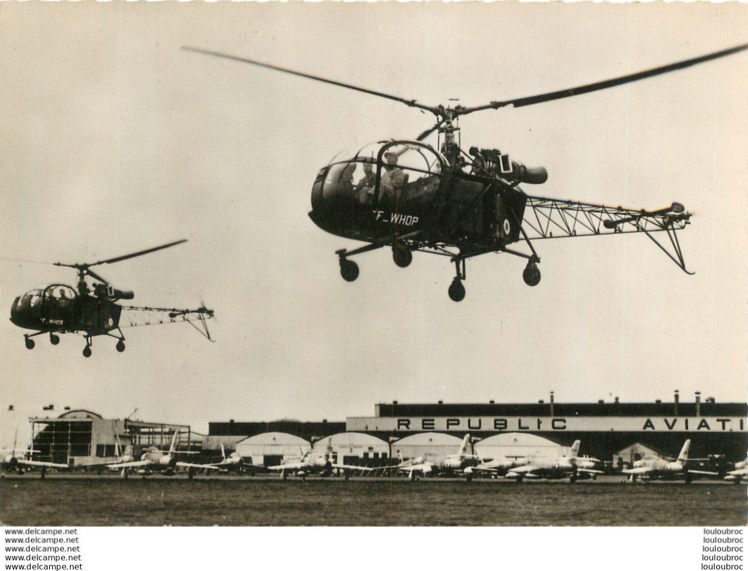 ALOUETTE DANS LE CIEL DE FRANCE  REPUBLIC AVIATION - Hubschrauber