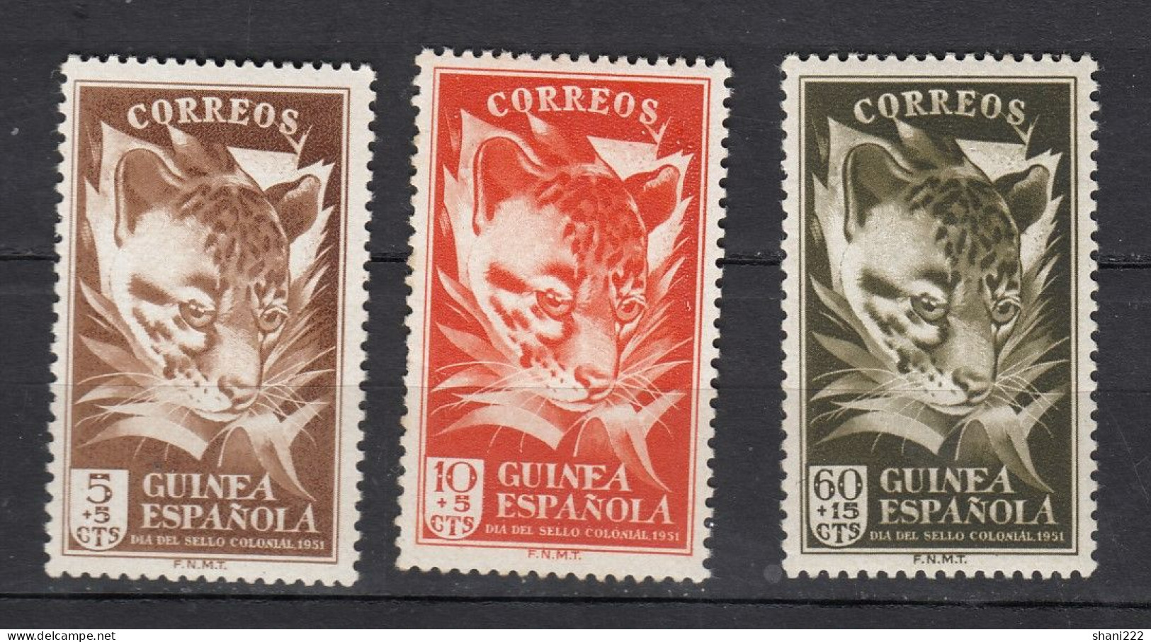 Spanish Guinea 1951 Colonial Stamps - MH (e-807) - Spanish Guinea