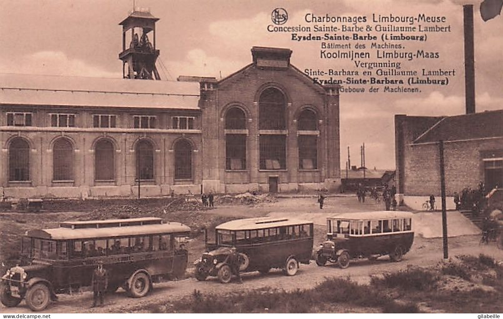 Charbonnages Limbourg Meuse -  Koolmijnen Limburg Maas - Eysden Ste Barbe - Batiment Des Machines - Tessenderlo