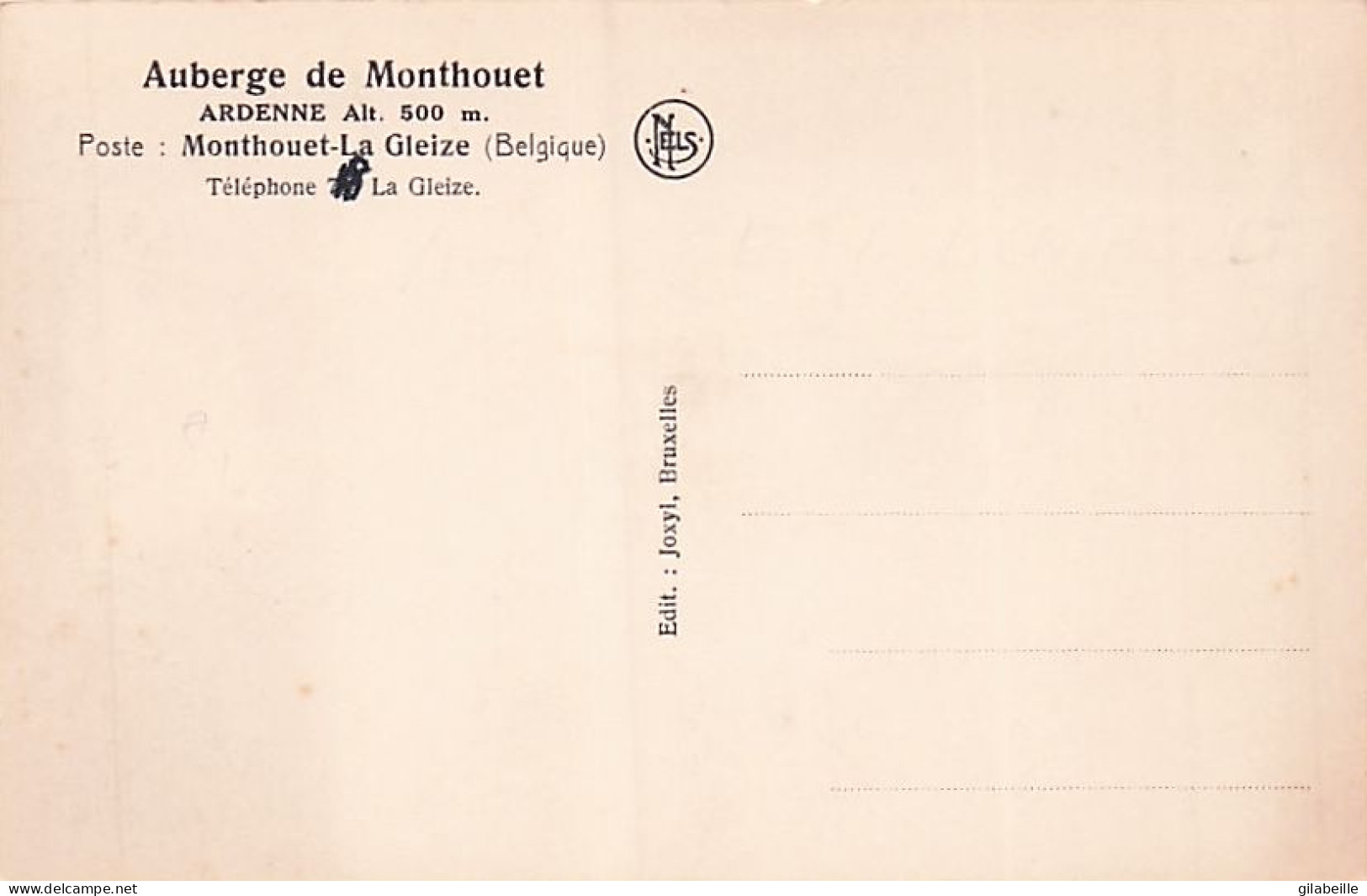 Stoumont -Montmouet La Gleize - Auberge De Monthouet - Ardenne Alt 500m  - Stoumont