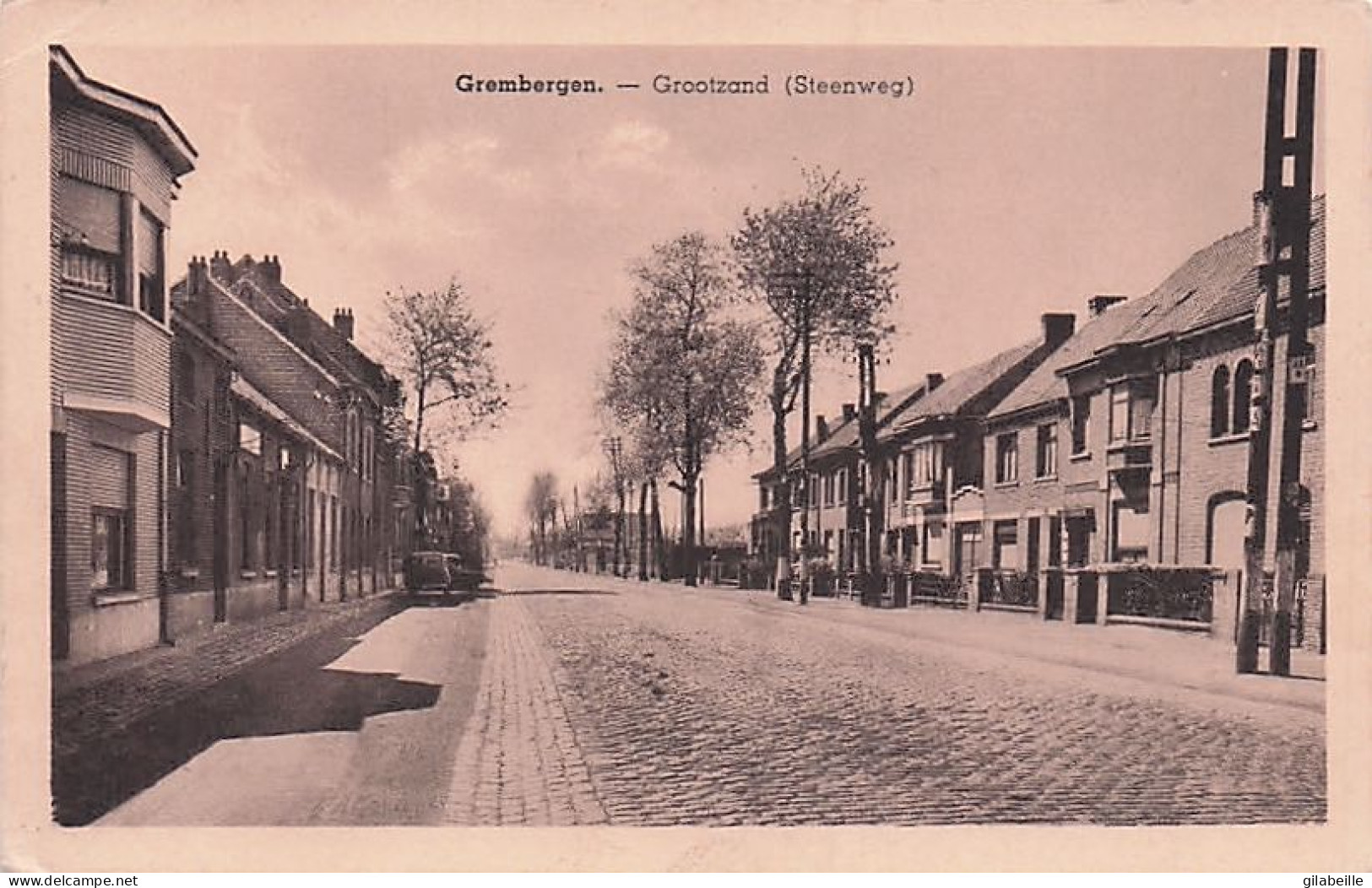 Grembergen (bij Dendermonde) - Grootzand ( Steenweg ) - Dendermonde