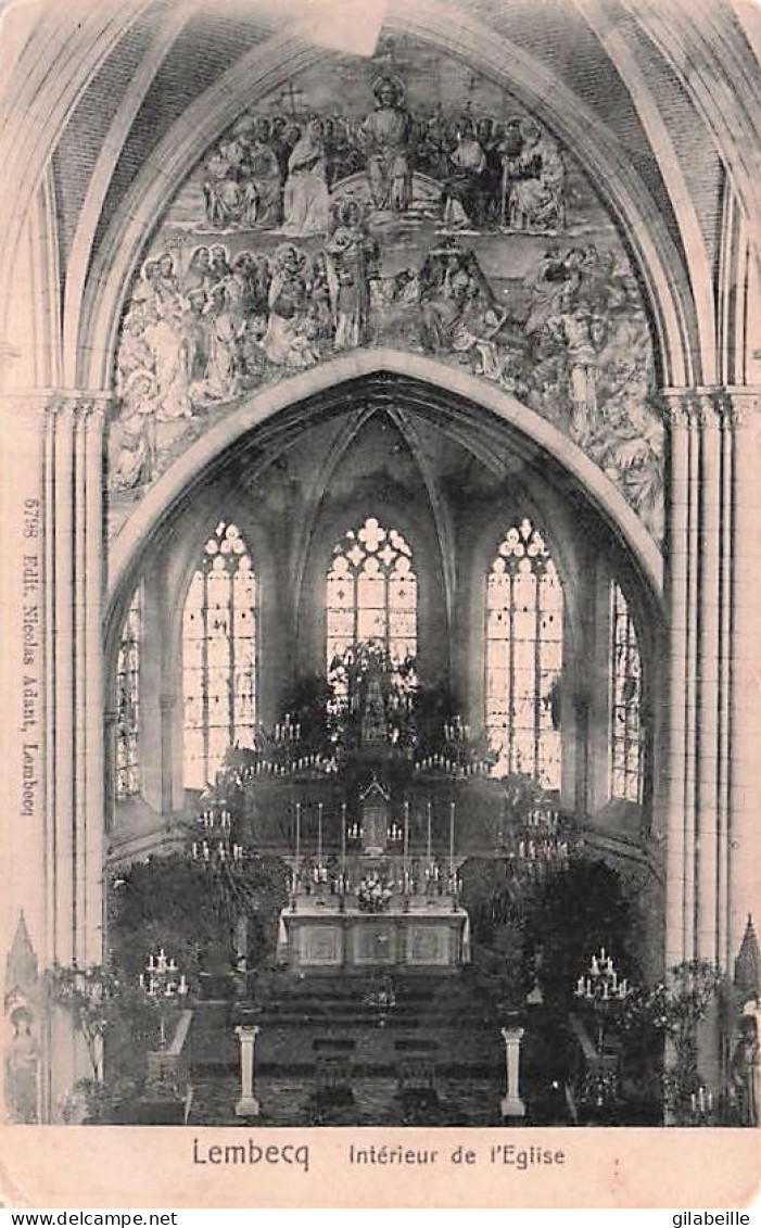 Halle - LEMBECQ - Interieur De L'église - 1909 - Halle