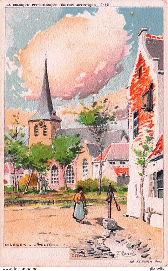 DILBEEK - L'église - Illustrateur  F. Ranot -  - Dilbeek