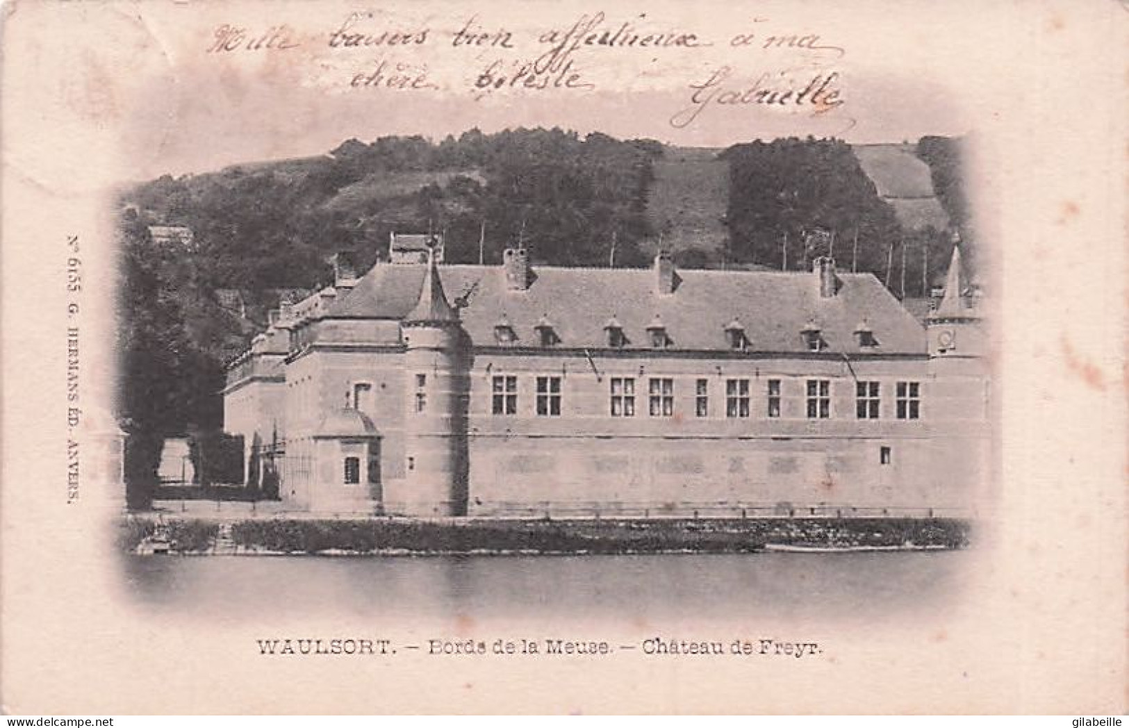 Hastiere - WAULSORT - Chateau De Freyr - Bords De La Meuse - 1906 - Hastière