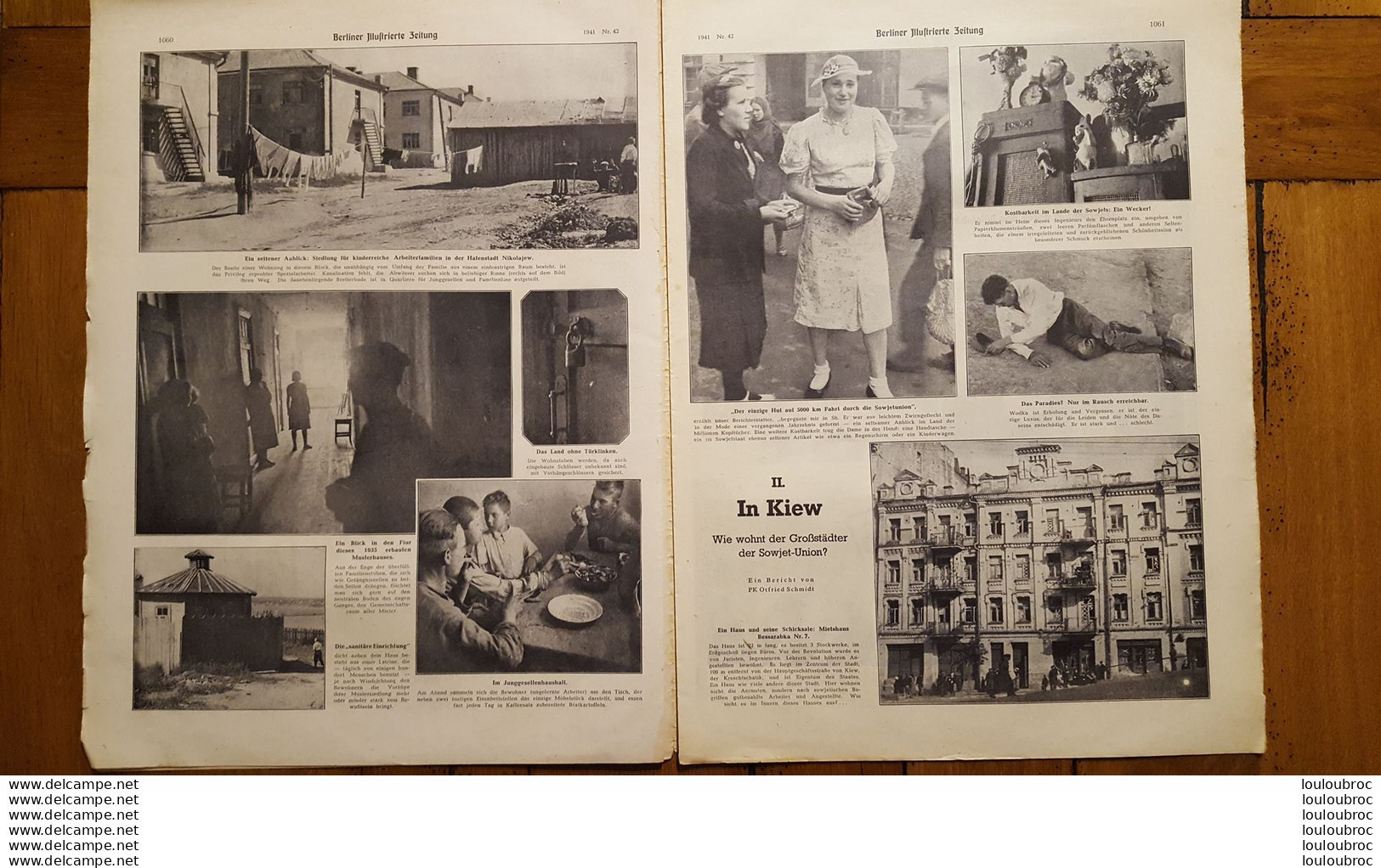 BERLINER ILLUSTRIERTE ZEITUNG JOURNAL ALLEMAND 10/1941 BON ETAT 14 PAGES - 1939-45