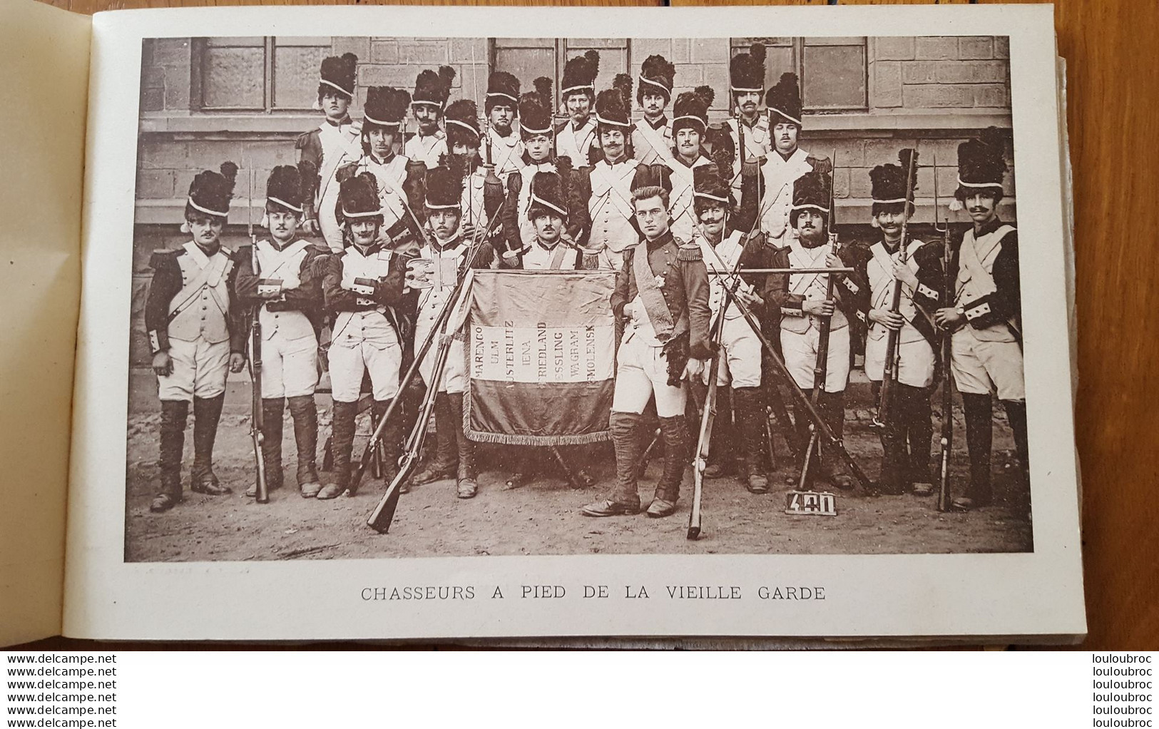 LIVRE FETE DE SIDI BRAHIM 47e D.I. DEFILE HISTORIQUE TREVES LE 14/10/1921  AVEC 32 PHOTOGRAPHIES 25 X 16 CM - French