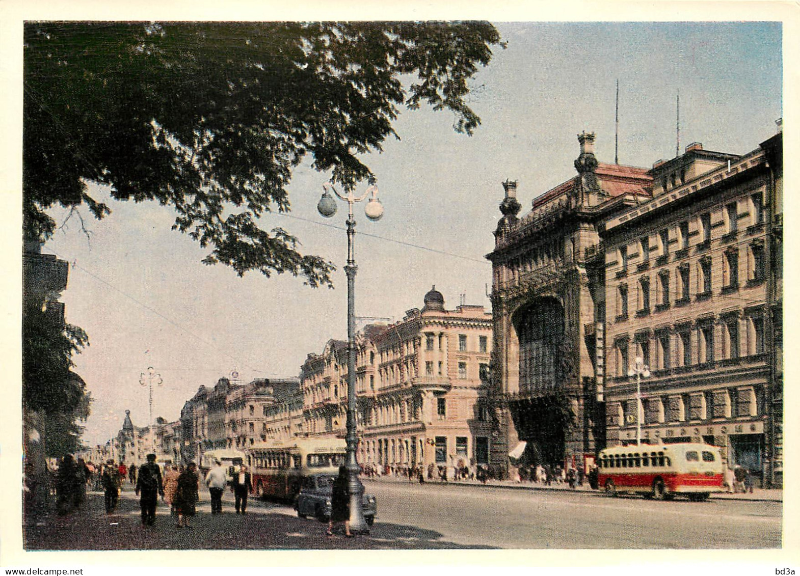 RUSSIE LENINGRAD AUTOBUS - Busse & Reisebusse