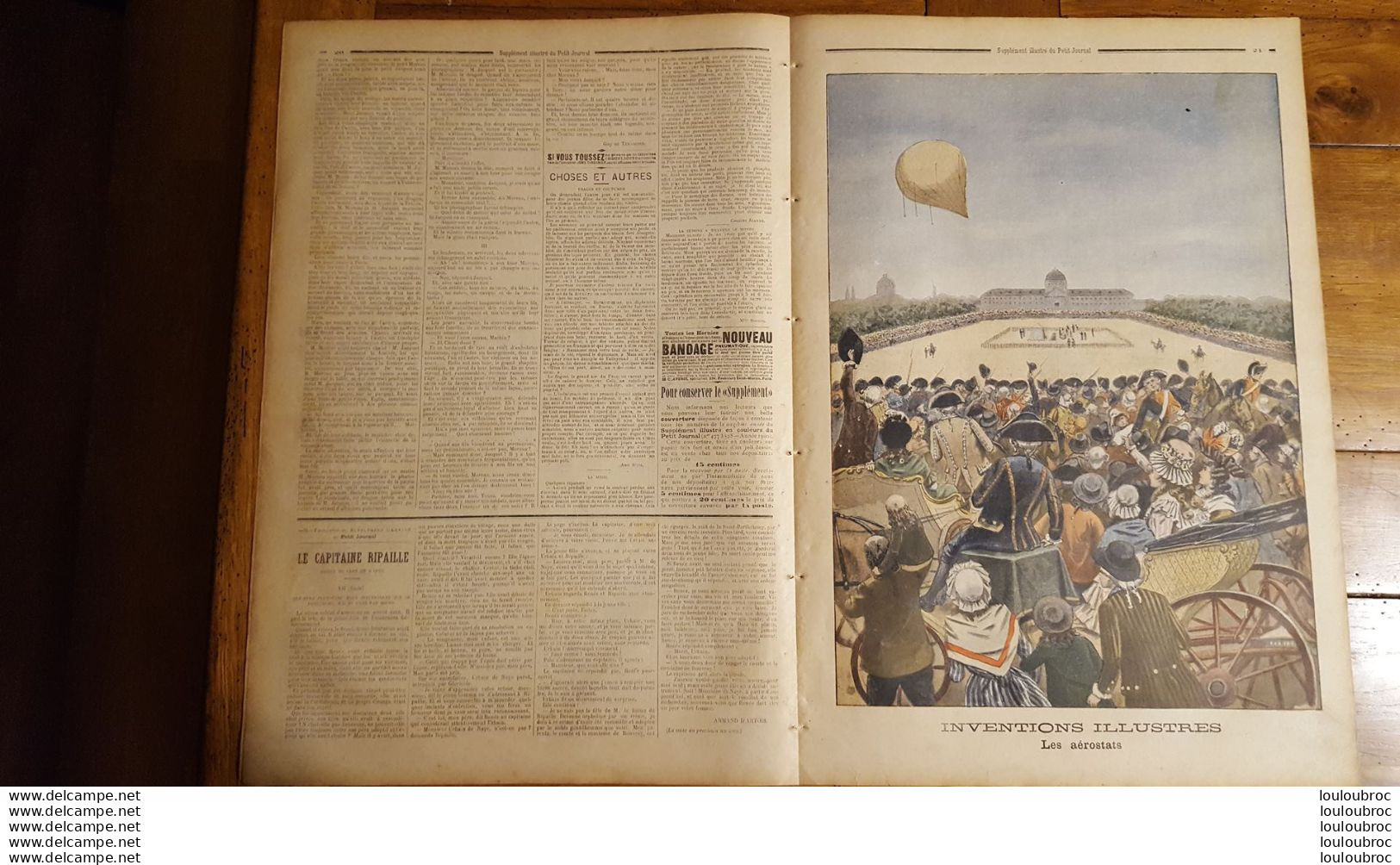 LE PETIT JOURNAL SUPPLEMENT ILLUSTRE 20 JANVIER 1901 EVENEMENTS DE CHINE EXECUTION A PAO-TIN-FOU ET AEROSTATS - Le Petit Journal