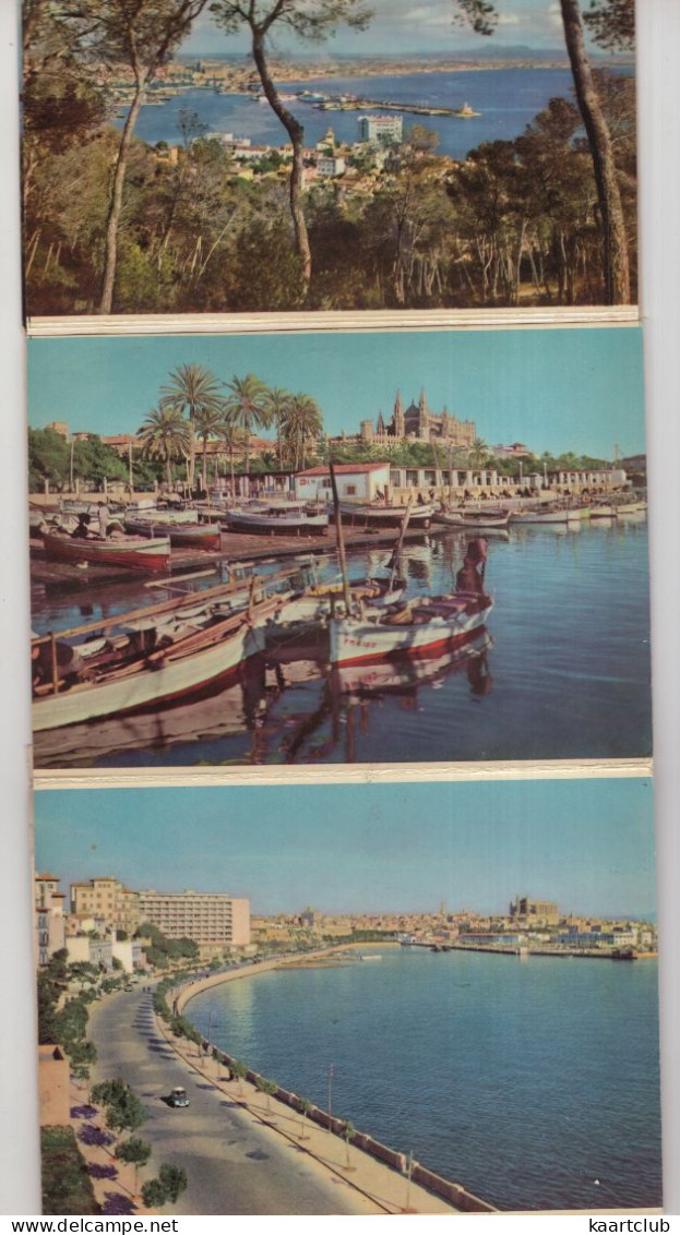 Leporello - Mallorca Palma  - (Baleares, Espana/Spain) - 9 Postcards - (15 Cm X 10.5 Cm) - Palma De Mallorca