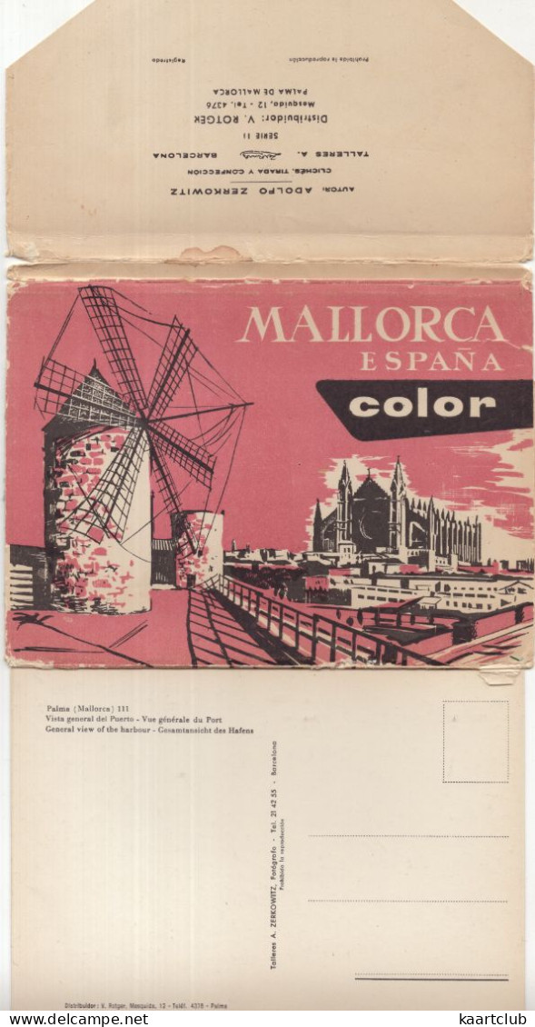 Leporello - Mallorca Palma  - (Baleares, Espana/Spain) - 9 postcards - (15 cm x 10.5 cm)