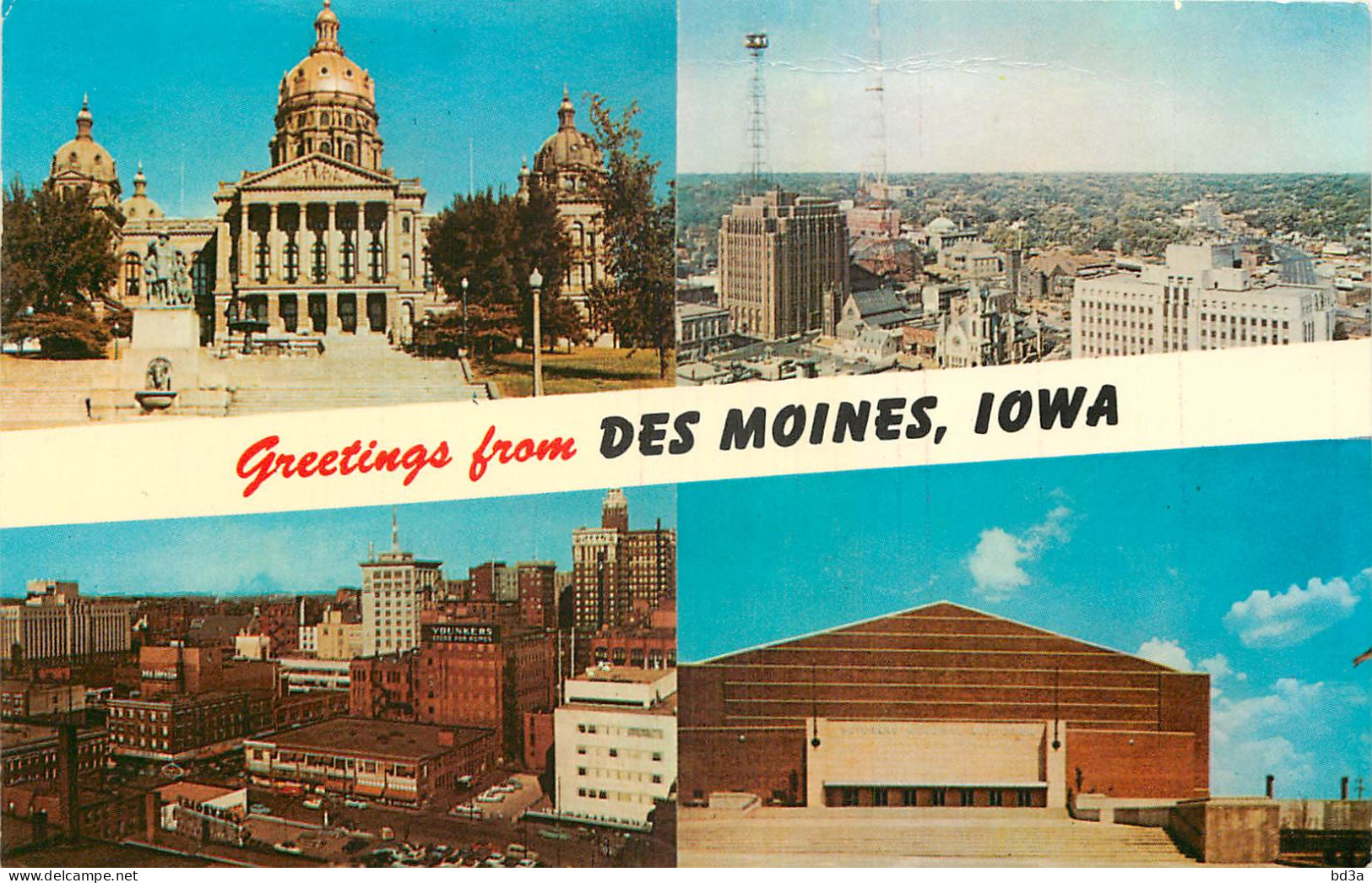 ETATS UNIS USA  IOWA STATE CAPITOLE DES MOINES - Ann Arbor