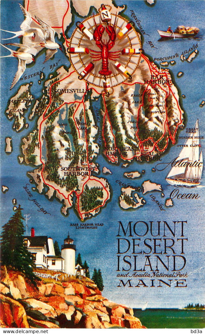 ETATS UNIS USA  MAINE MOUNT DESERT ISLAND - Sonstige & Ohne Zuordnung