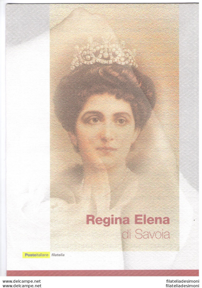 2002 Italia - Repubblica , Folder - Cinquantenario Regina Elena Di Savoia MNH** - Folder