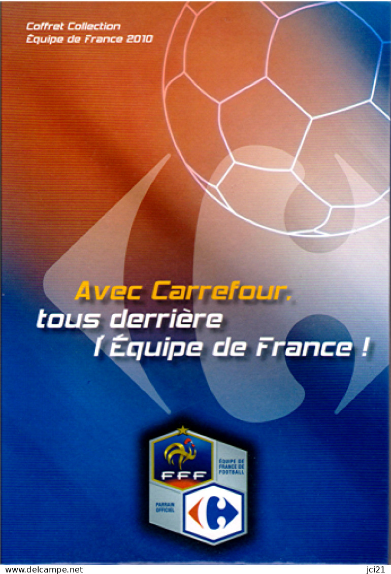 Football - Coffret Collection Equipe De France 2010 (1 Magnet Offert : William Gallas) _Dma18a,b Et C - Trading Cards