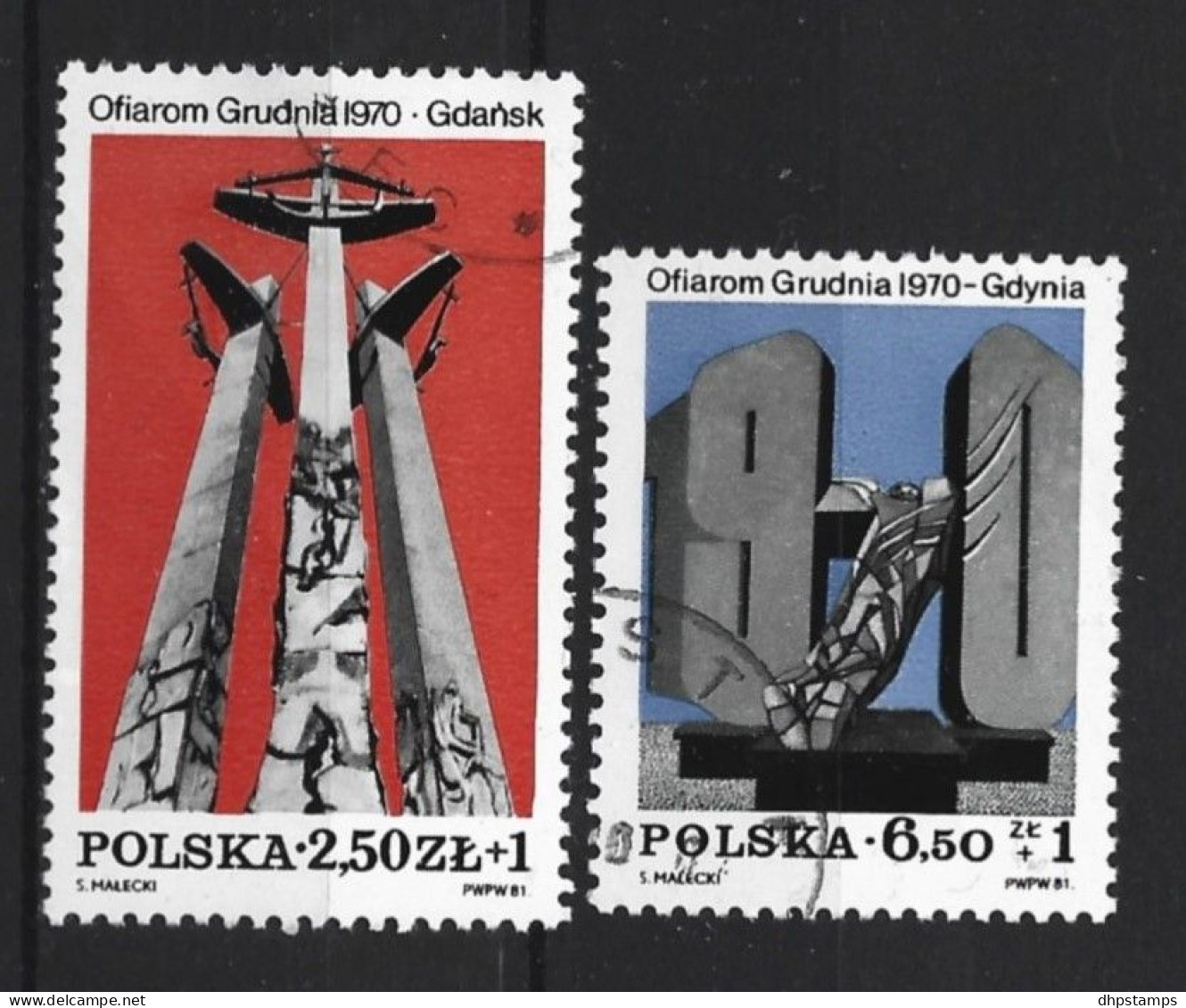 Polen 1981 Monument  Y.T. 2597/2598 (0) - Oblitérés