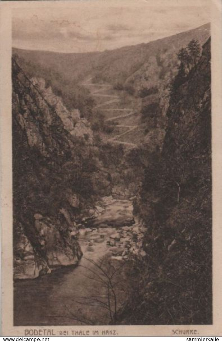 58387 - Thale - Bodetal, Schurre - 1926 - Thale