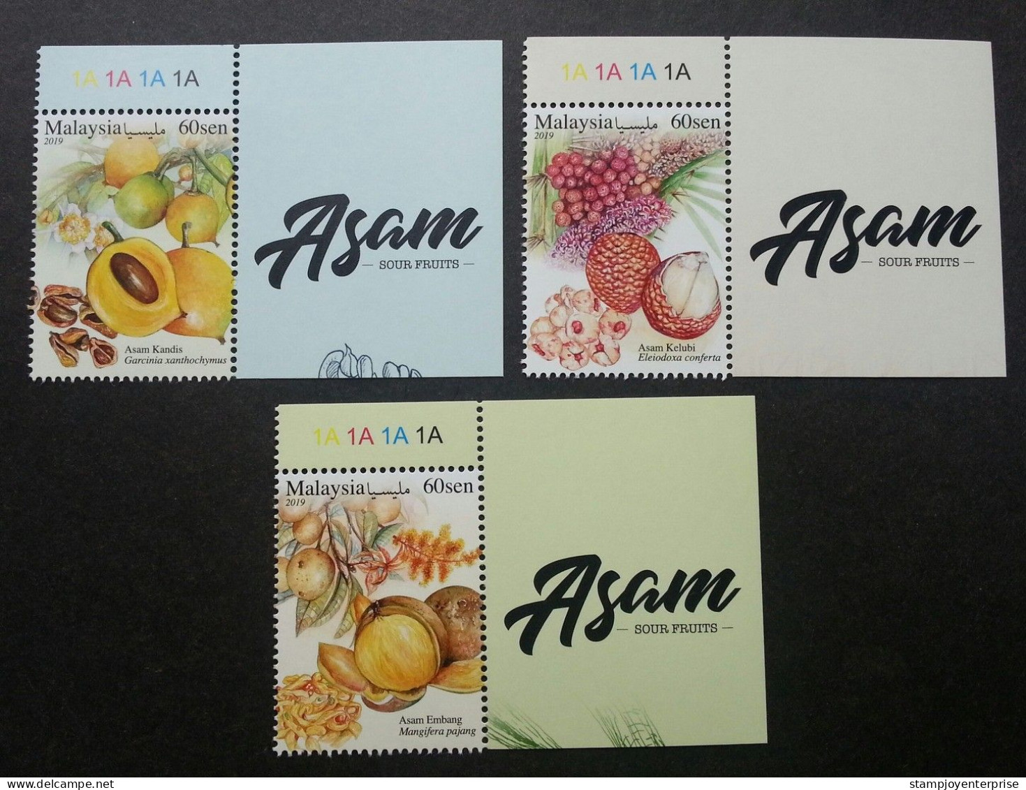 Malaysia Sour Fruits 2019 Fruit Food Flower Flora Plant Tree (stamp Plate) MNH - Malesia (1964-...)