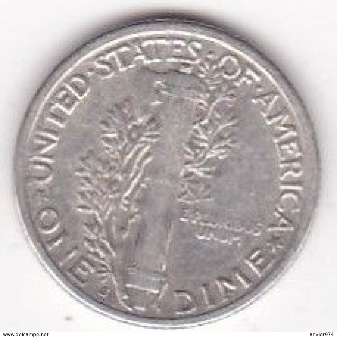 Etats-Unis. One Dime 1917 S San Francisco, Mercury, En Argent - 1916-1945: Mercury (Mercure)