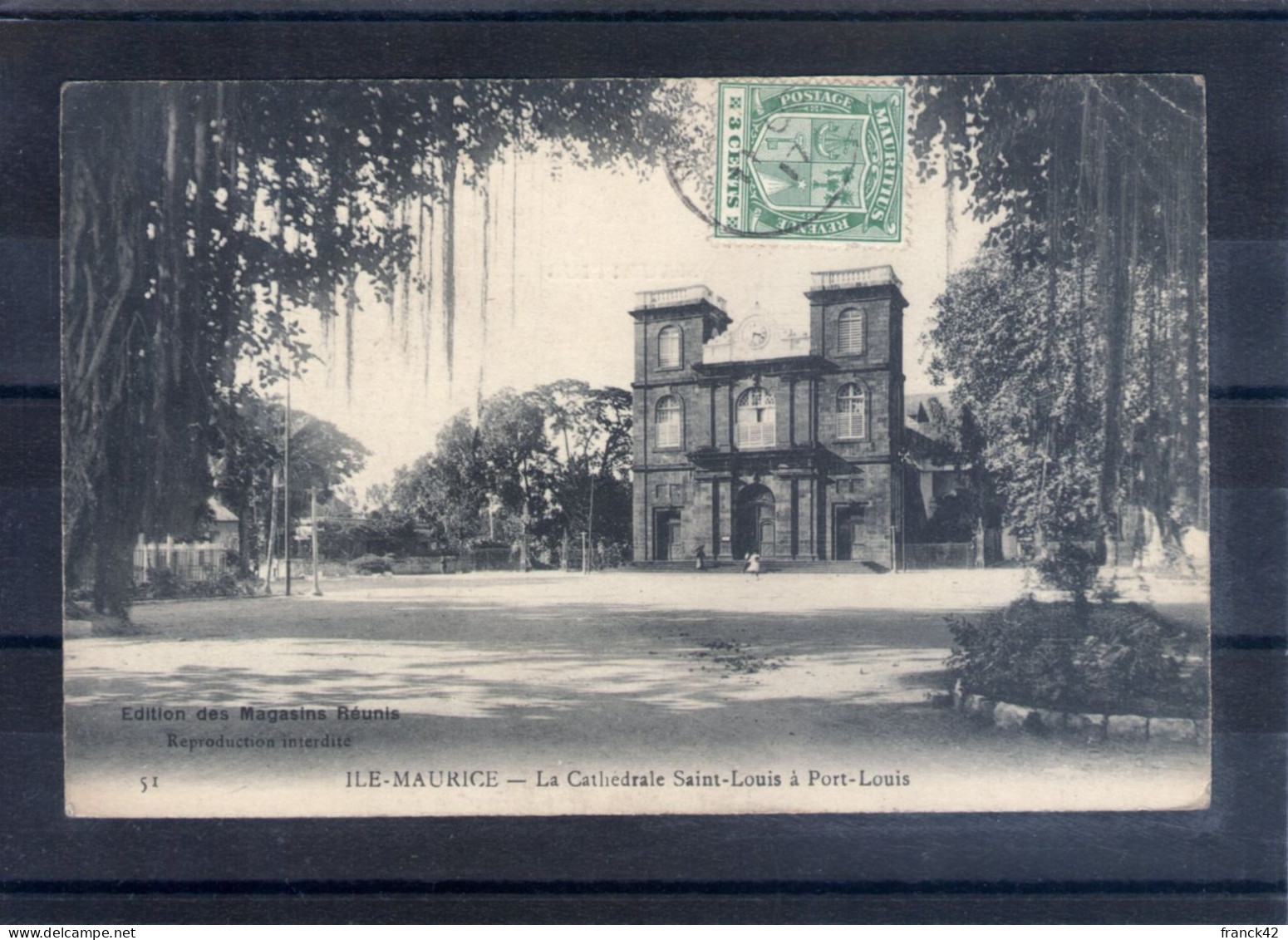 Ile Maurice. La Cathédrale Saint Louis à Port Louis* - Maurice