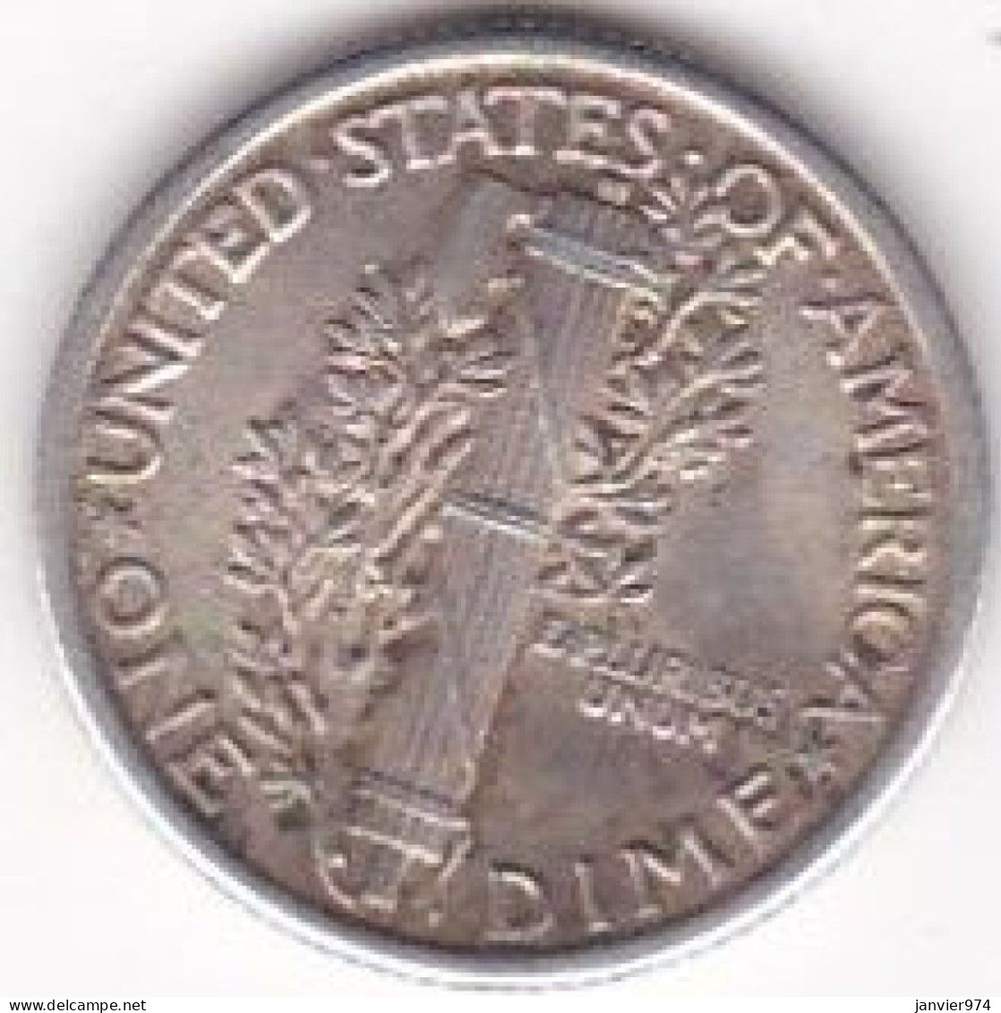 Etats-Unis. One Dime 1916, Mercury, En Argent, UNC - 1916-1945: Mercury (Mercurio)