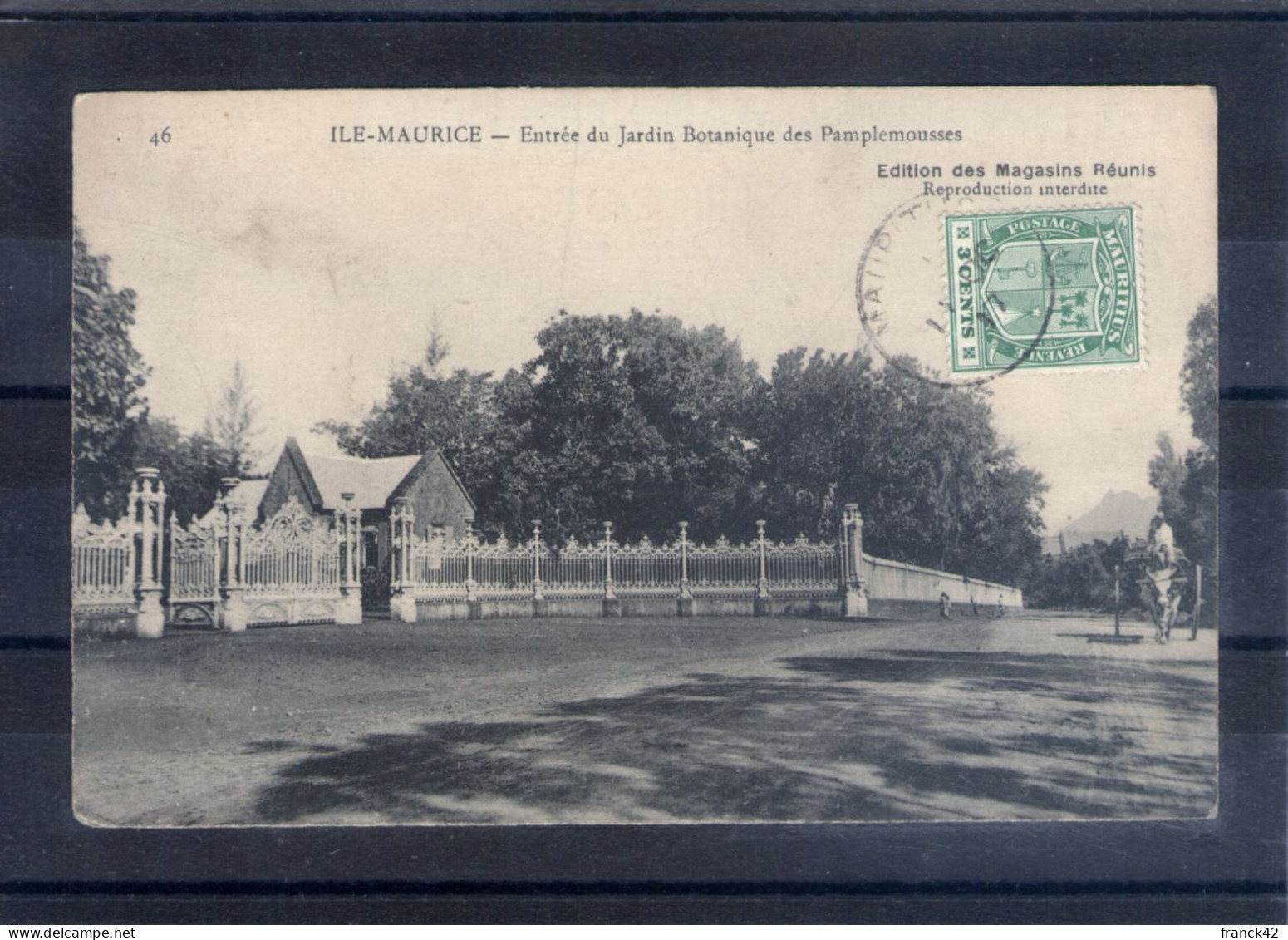 Ile Maurice. Entrée Du Jardin Botanique Des Pamplemouses* - Mauricio