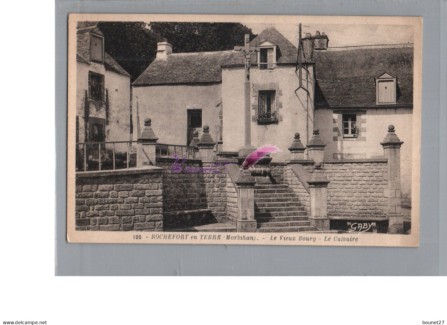 ROCHEFORT EN TERRE 56 - Le Vieux Bourg Le Calvaire - Rochefort En Terre