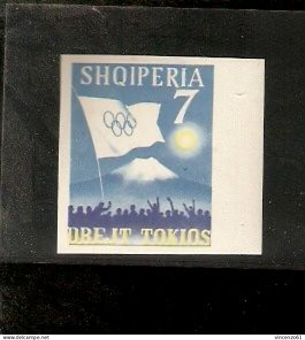 SHQIPERIA TOKIO 1964 OLIMPIC GAME UNPERFORATED - Sommer 1964: Tokio