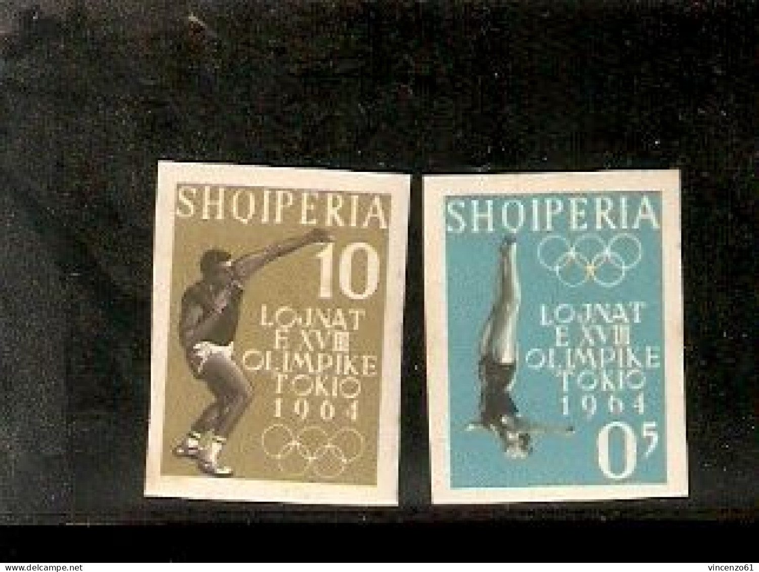 SHQIPERIA TOKIO 1964 OLIMPIC GAME UNPERFORATED - Summer 1964: Tokyo