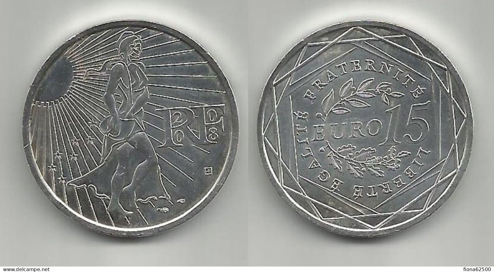 15 EURO . 2008 . - France