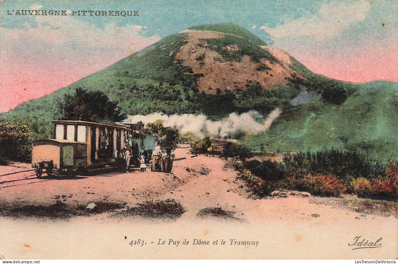 FRANCE - Le Puy De Dôme Et Le Tramway - Paysage - Animé - Carte Postale Ancienne - Autres & Non Classés