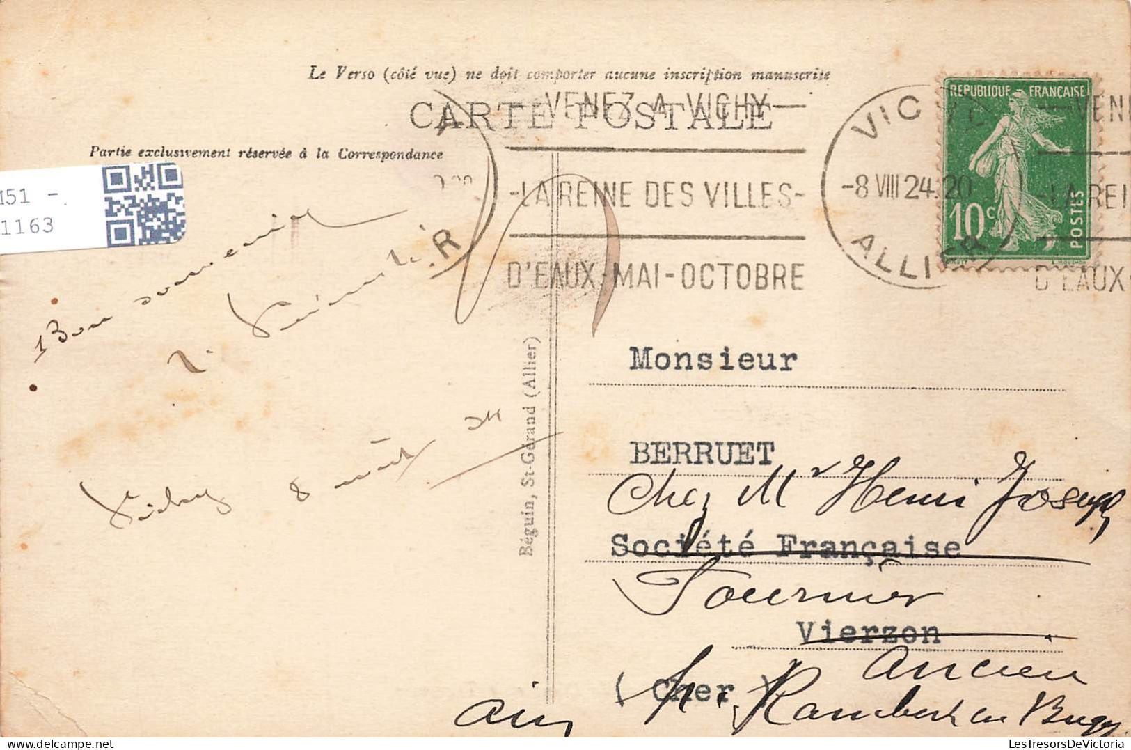 FRANCE - Le Puy De Dôme Et Le Tramway - Paysage - Animé - Carte Postale Ancienne - Andere & Zonder Classificatie