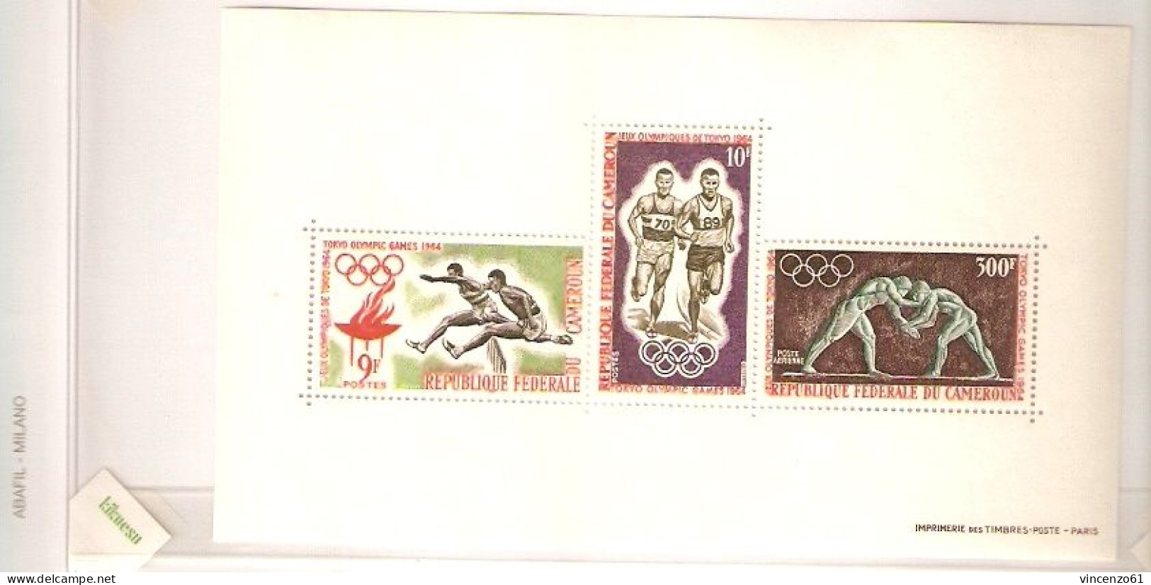 REPUBLIQUE FEDERALE DU CAMEROUN TOKIO 1964 OLIMPIC GAMES - Zomer 1964: Tokyo