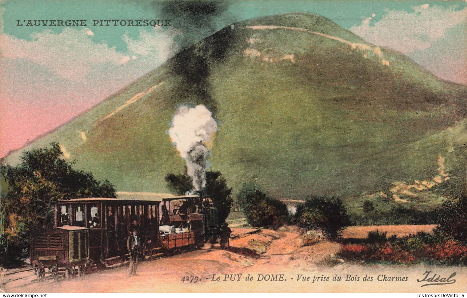FRANCE - Le Puy De Dôme - Vue Prise Du Bois Des Charmes - Carte Postale Ancienne - Autres & Non Classés