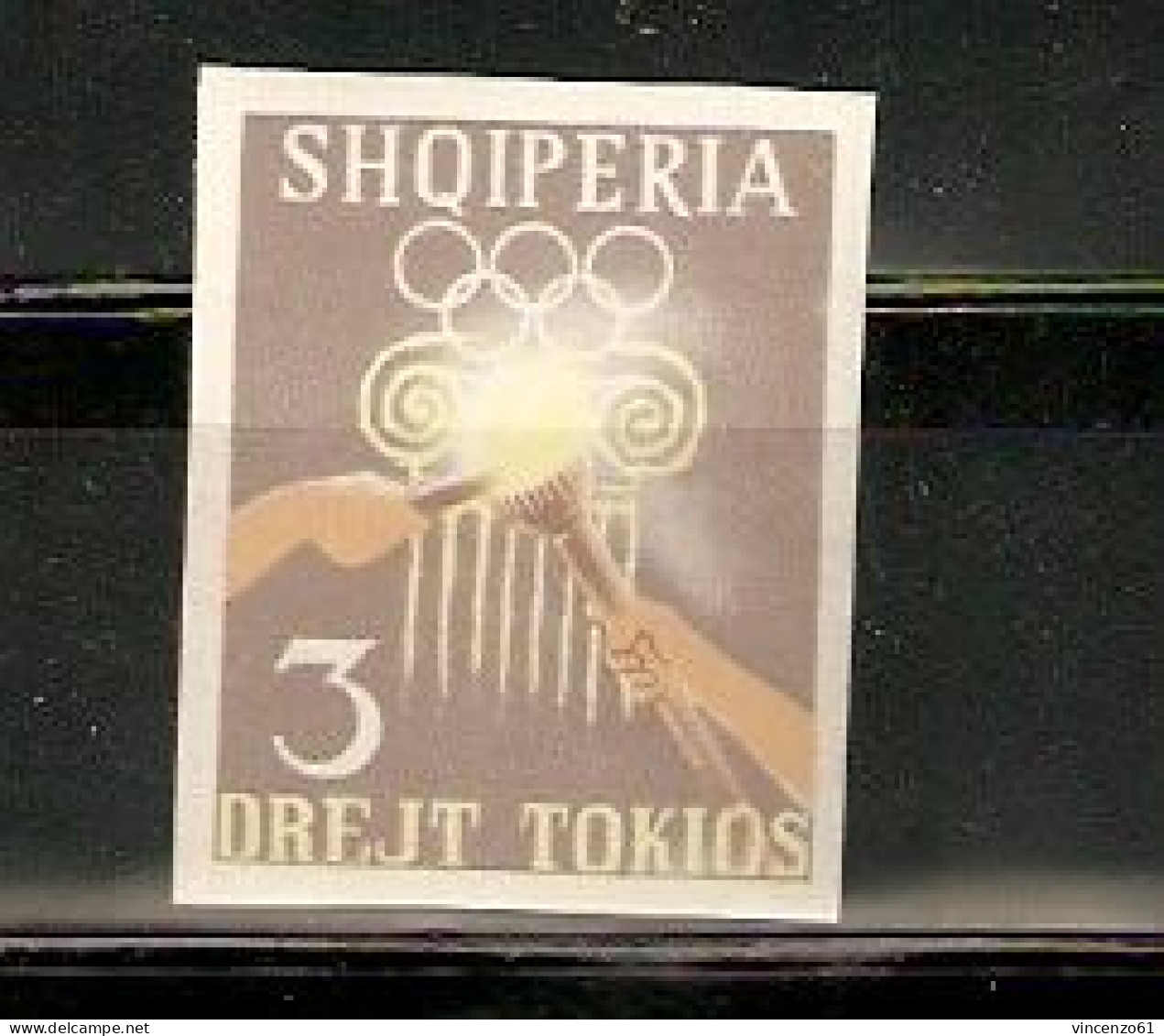 SHQIPERIA  TOKIO 1964 OLIMPIC GAMES UNPERFORATED - Sommer 1964: Tokio