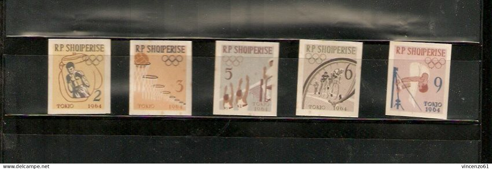 SHQIPERIA  TOKIO 1964 OLIMPIC GAMES UNPERFORATED - Zomer 1964: Tokyo