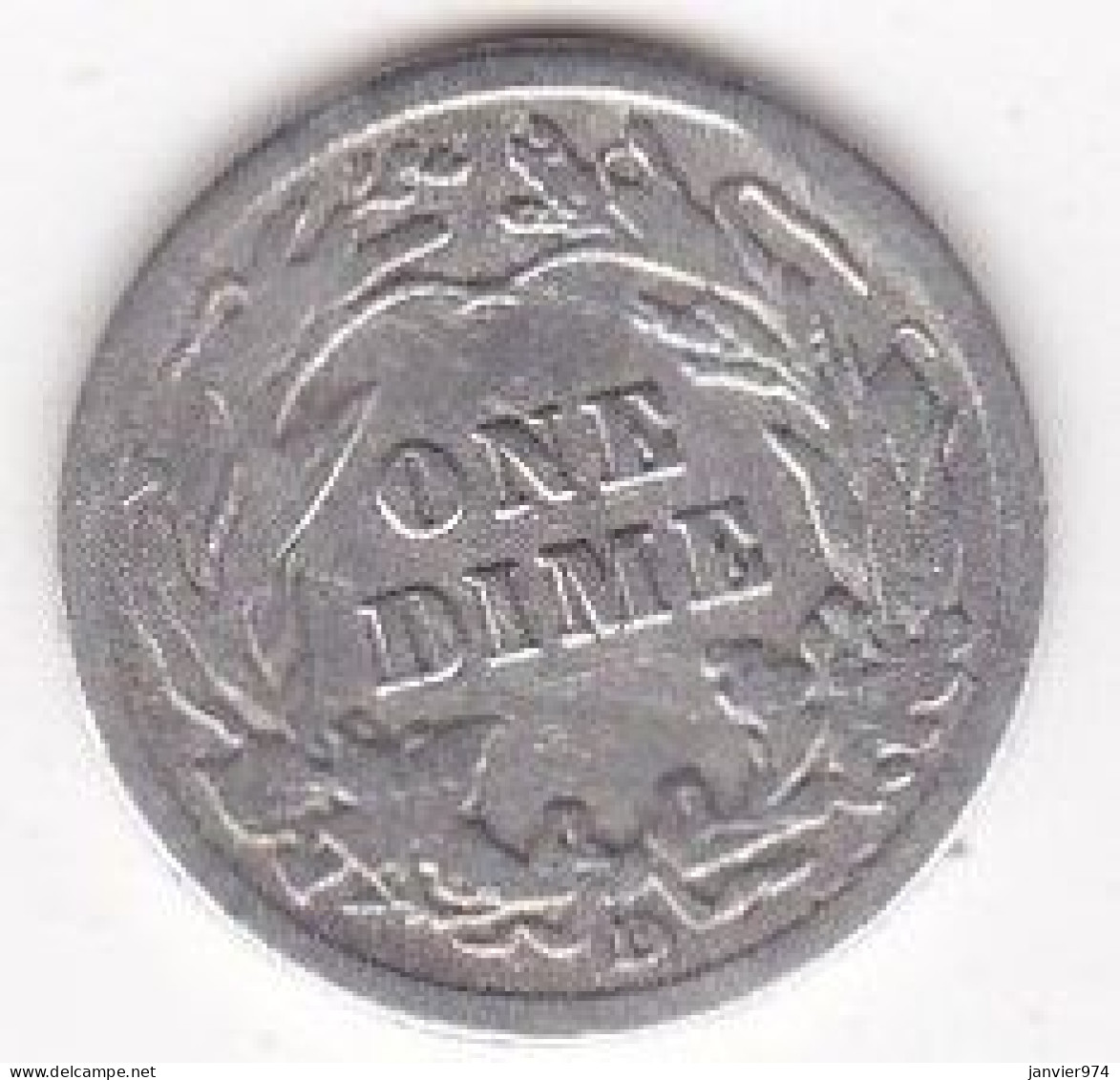 Etats-Unis. One Dime 1914 D Denver , Barber, En Argent, - 1892-1916: Barber