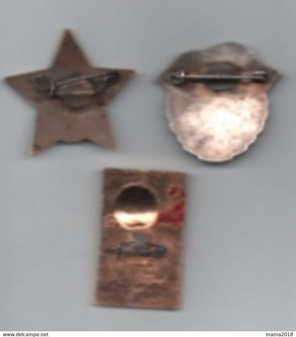 Broches Russe  Lot De Trois - Andere & Zonder Classificatie