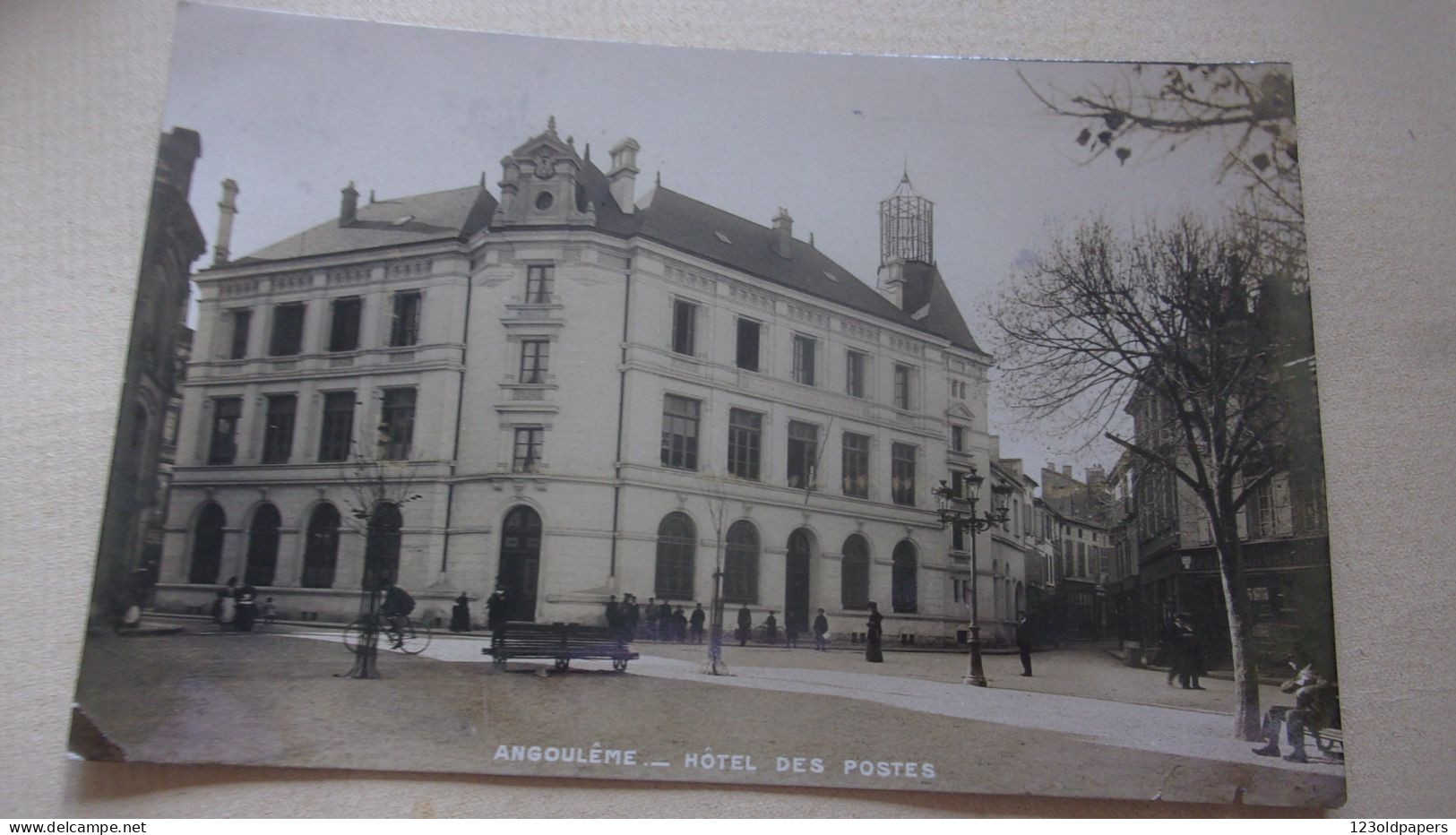 16 ANGOULEME CARTE PHOTO HOTEL DES POSTES 1905 - Angouleme