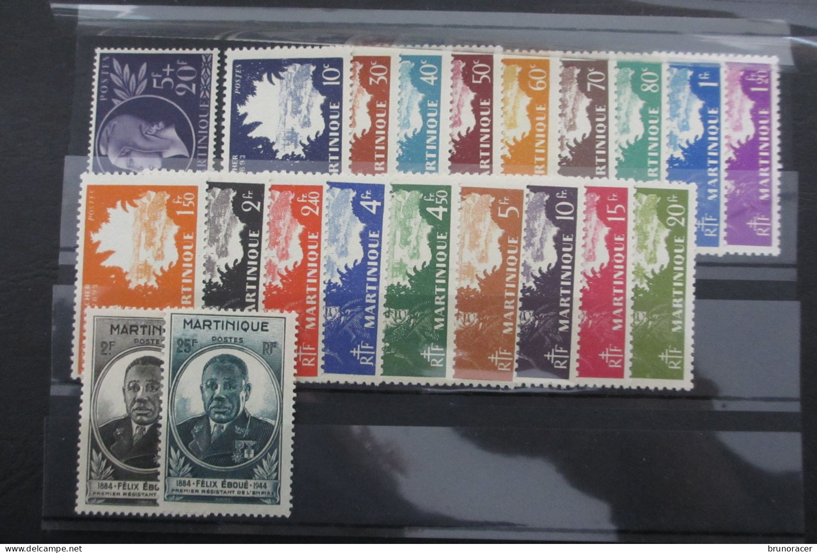 LOT MARTINIQUE N°198 à 215 NEUF** TB COTE 32,50 EUROS VOIR SCANS - Neufs