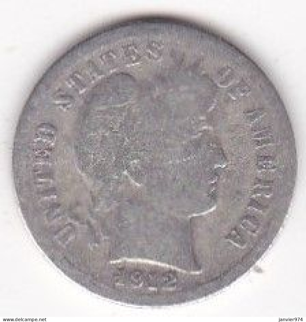 Etats-Unis. One Dime 1912 , Barber, En Argent, - 1892-1916: Barber