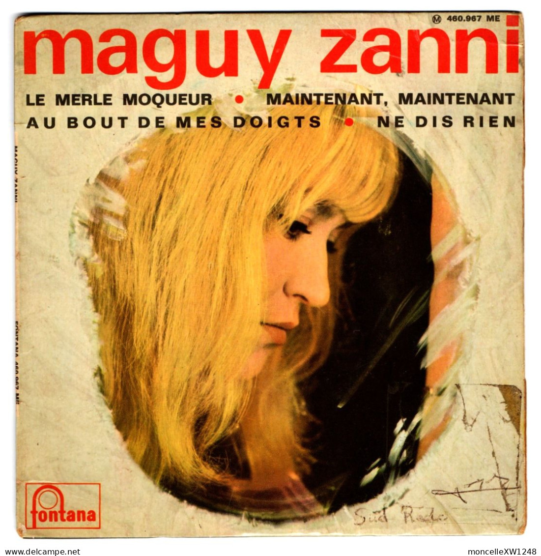 Maguy Zanni - 45 T EP Le Merle Moqueur (1966) - 45 Rpm - Maxi-Singles