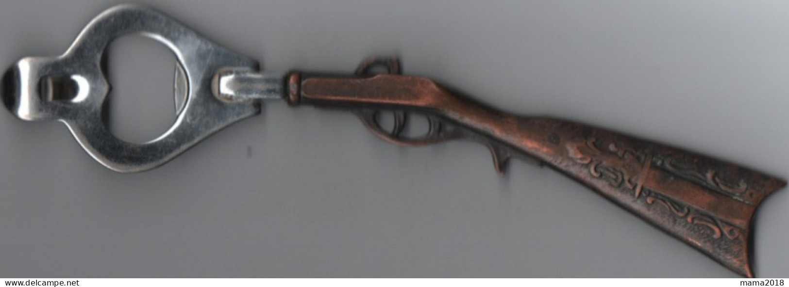 Rare Grand Décapsuleur   Métal   Fusil  12.5 Cm  Longueur Totale 20 Cm - Flaschenöffner