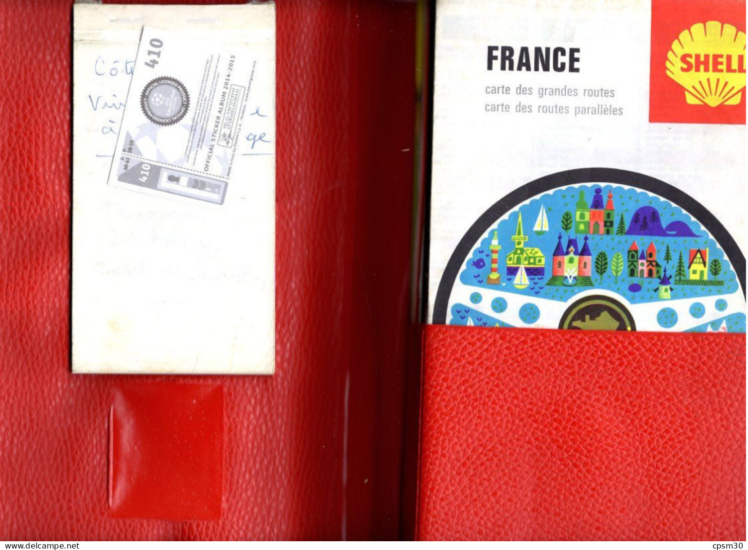 Carte Routière, Pochette Des Cartes De France Par Schell, Avec 14 Cartes, 1/100.000 - Callejero