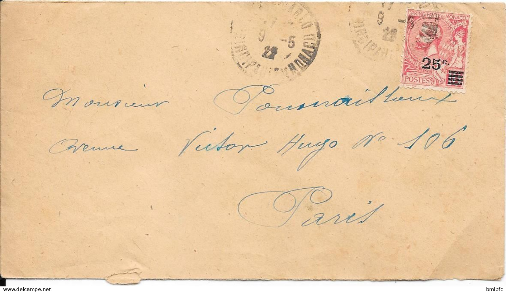 Sur Lettre De 1922 - Cartas & Documentos