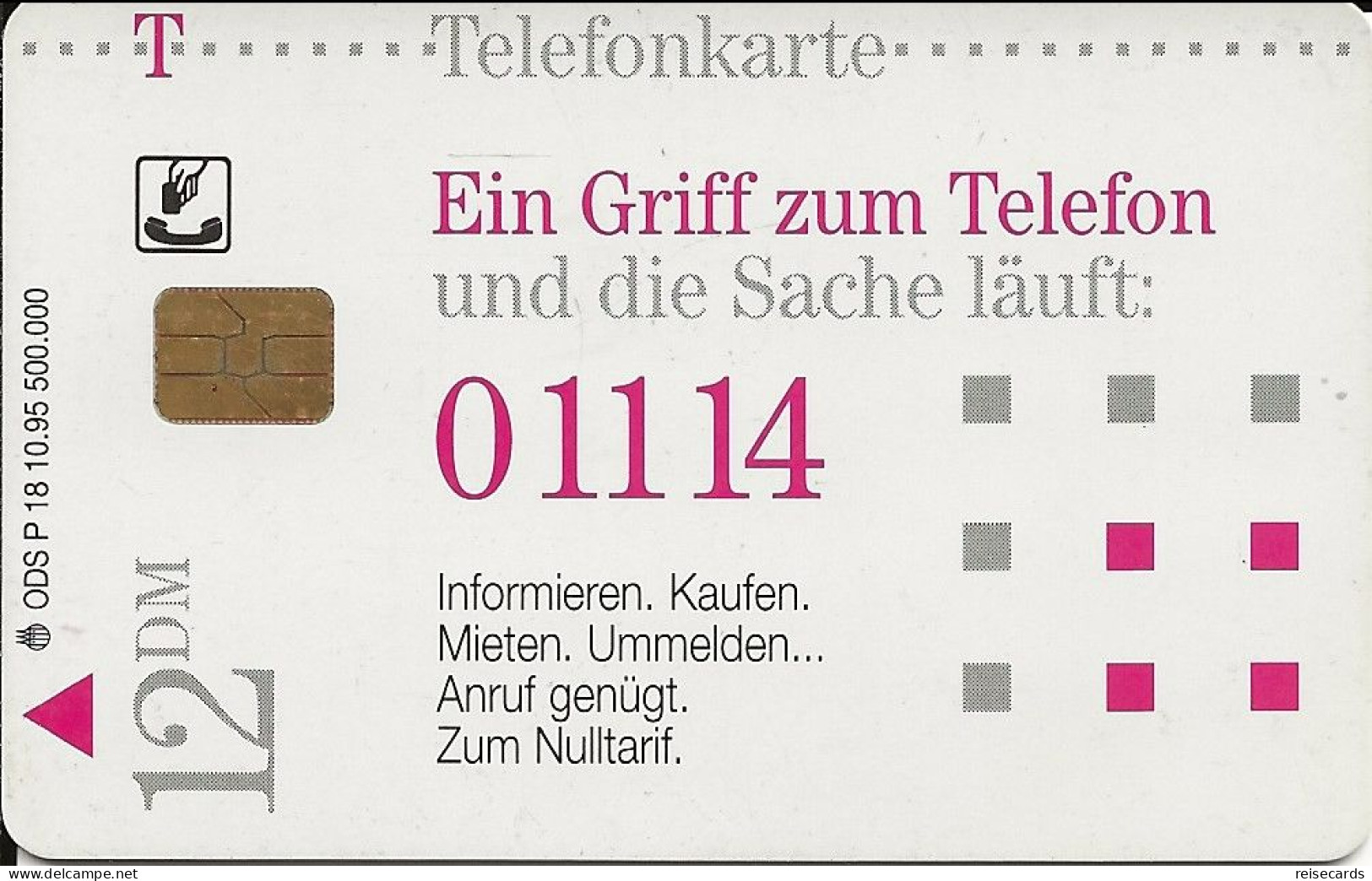 Germany: Telekom P 18 10.95 Der Kunden-Kontakt 01114 - P & PD-Series: Schalterkarten Der Dt. Telekom